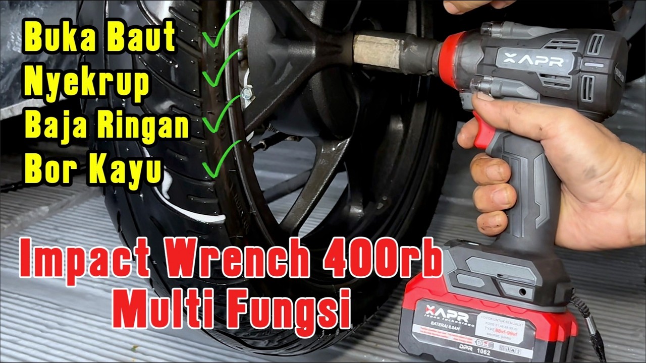 Gak Akan Nyesel Punya APR Impact Wrench AP84+