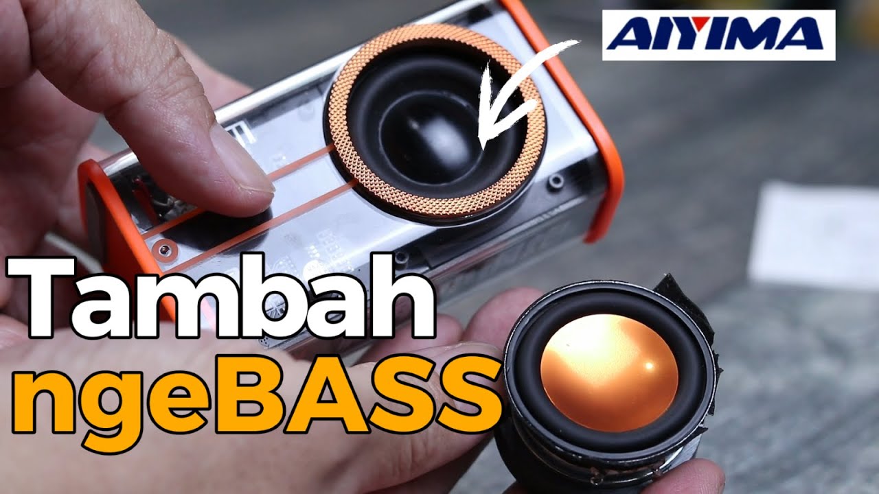 Ganti dengan Speaker AIYIMA  // Speaker Transparan VIRAL makin NGEBASS !!