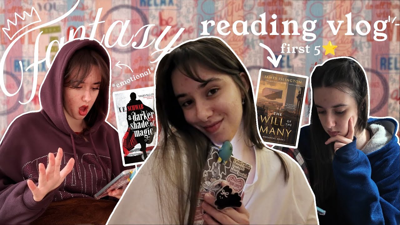 FANTASY reading vlog⚔️🌟⚜️ (first 5⭐ star of the year, new god tier series & lots of emotions)