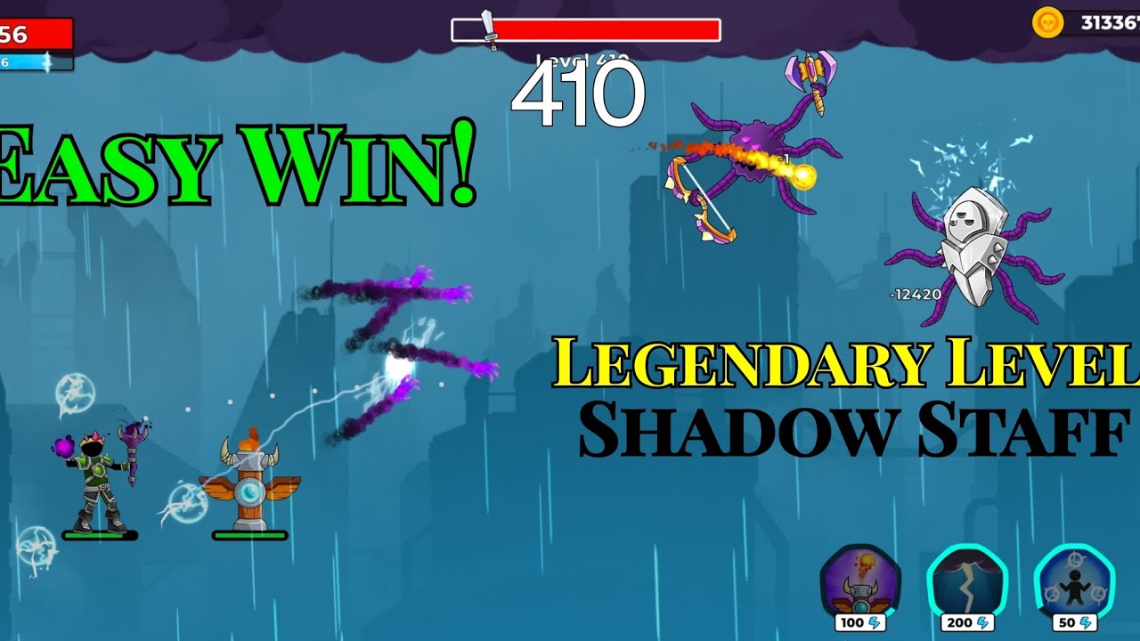The Archers 2 | Level 410 | Boss Fight with Shadow Staff(Max Legendary Level)