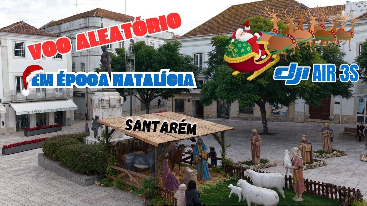 AIR 3S em: VOO Aleatório na Cidade de SANTAR´EM PT