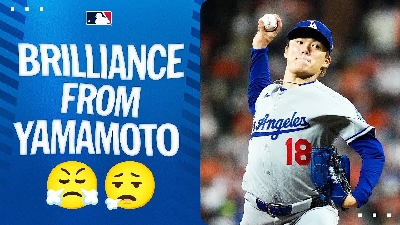 Yoshinobu Yamamoto ✨ SHINES ✨ in HITLESS 8 2/3 inning, 10-K start | 山本由伸ハイライト