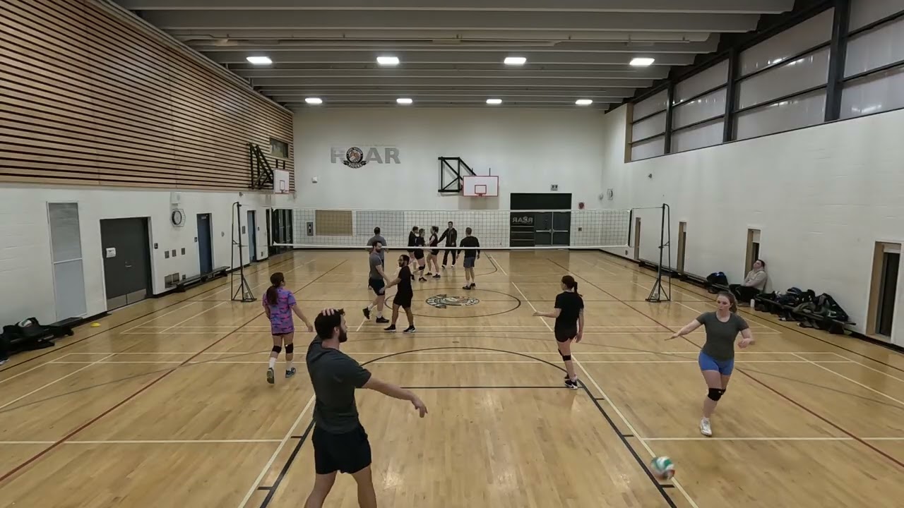 Recreational Volleyball - NFVL - Random Folk vs Block Party - Set 1 of 4