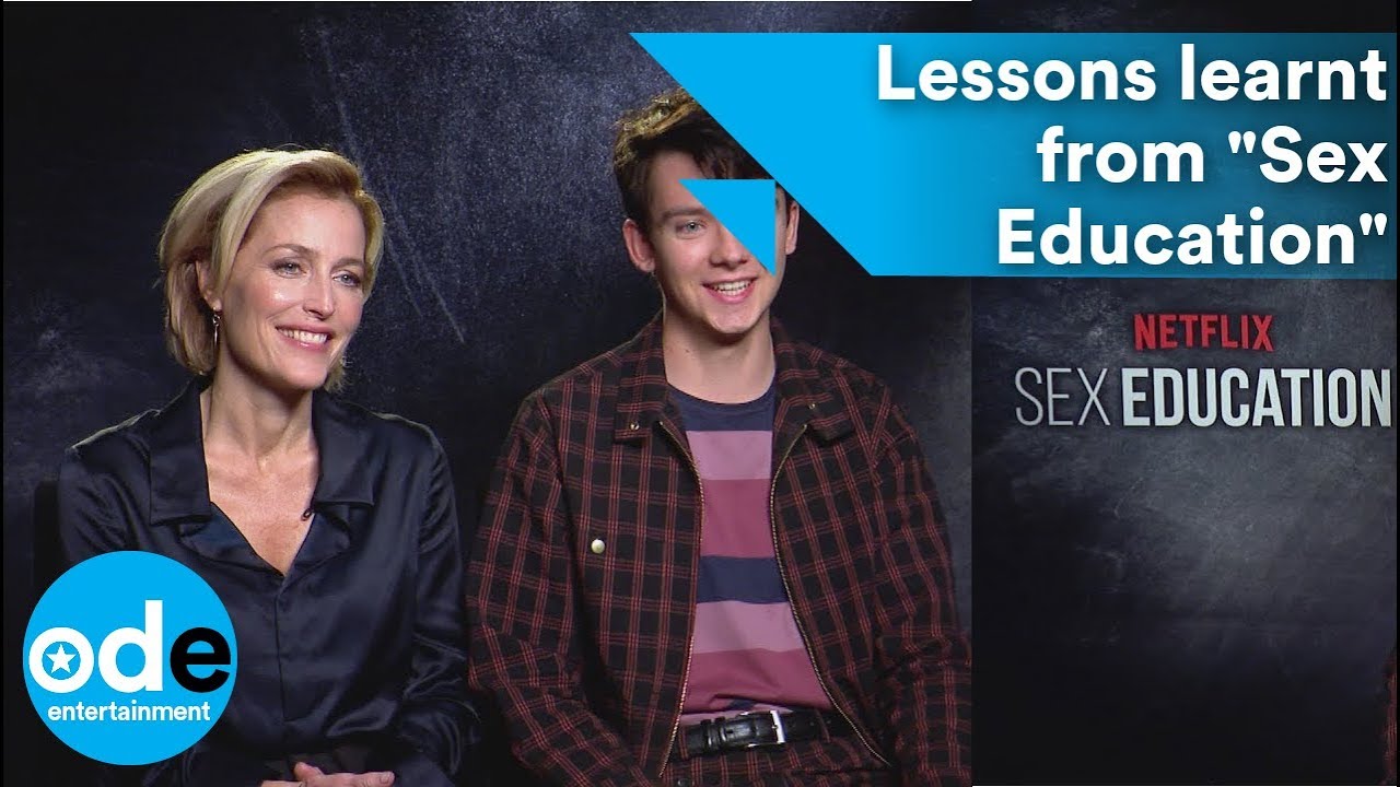 What Asa Butterfield & Gillian Anderson learnt from Sex Education