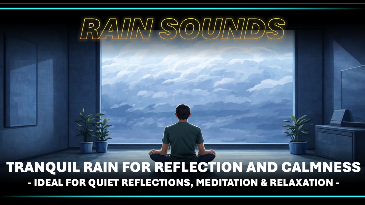 🧠 Rain Sounds 🎧 Tranquil Rain for Reflection and Calmness - Ideal for Quiet Meditation & Relaxation