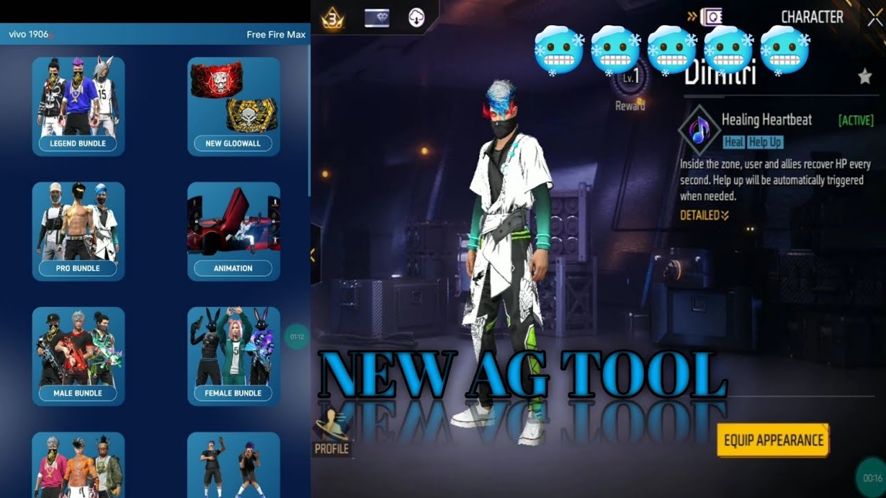 New glitch file tryle #freefire #battleroyalegame 