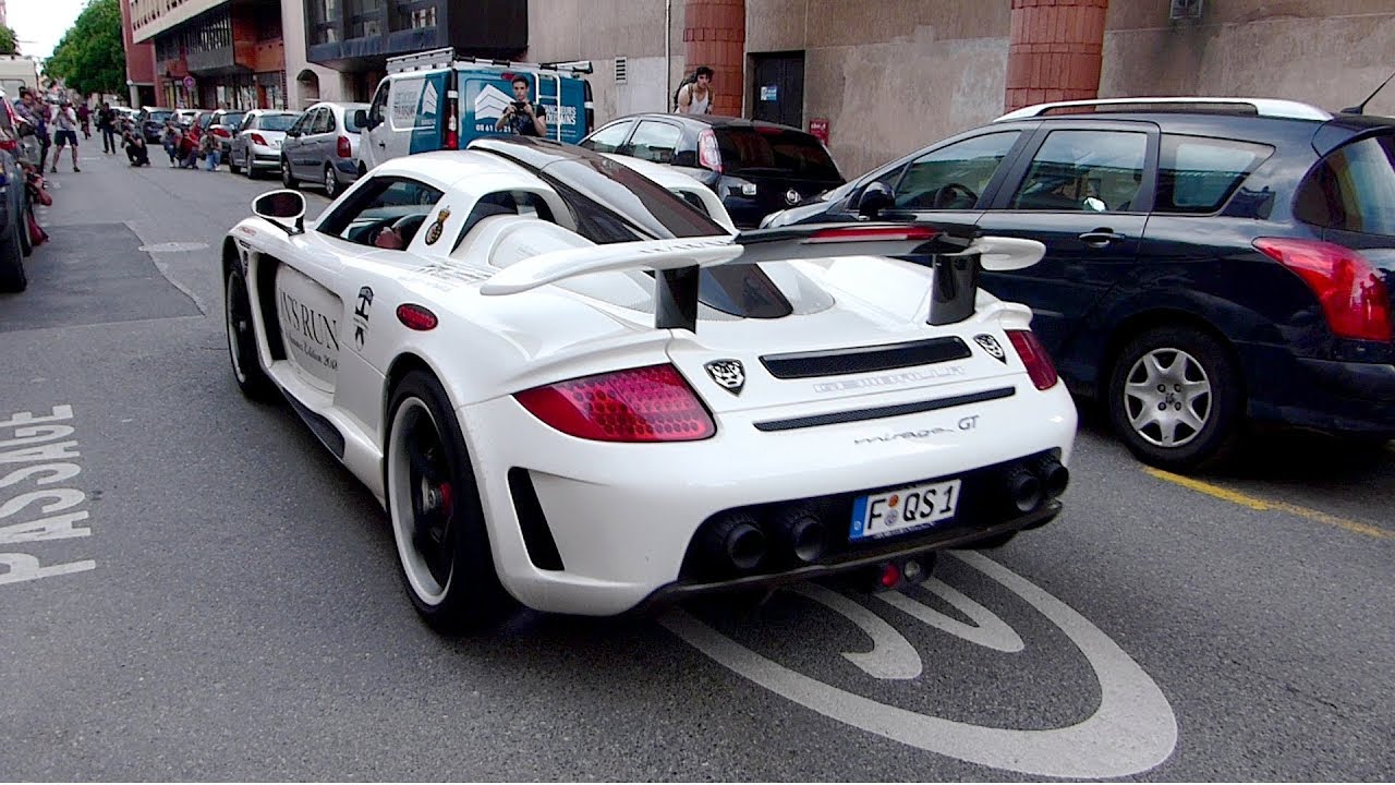 Gemballa Mirage GT - MAD SOUND, LOUD REVS !!