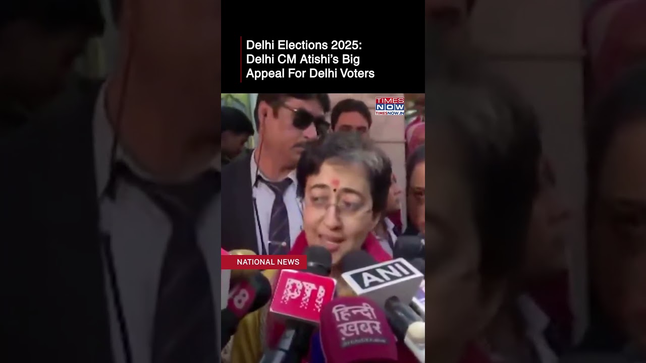 Delhi Polls 2025: &nbsp;Delhi CM Atishi&rsquo;s Big Appeal For Delhi Voters, Listen to What She Said&hellip;#shorts