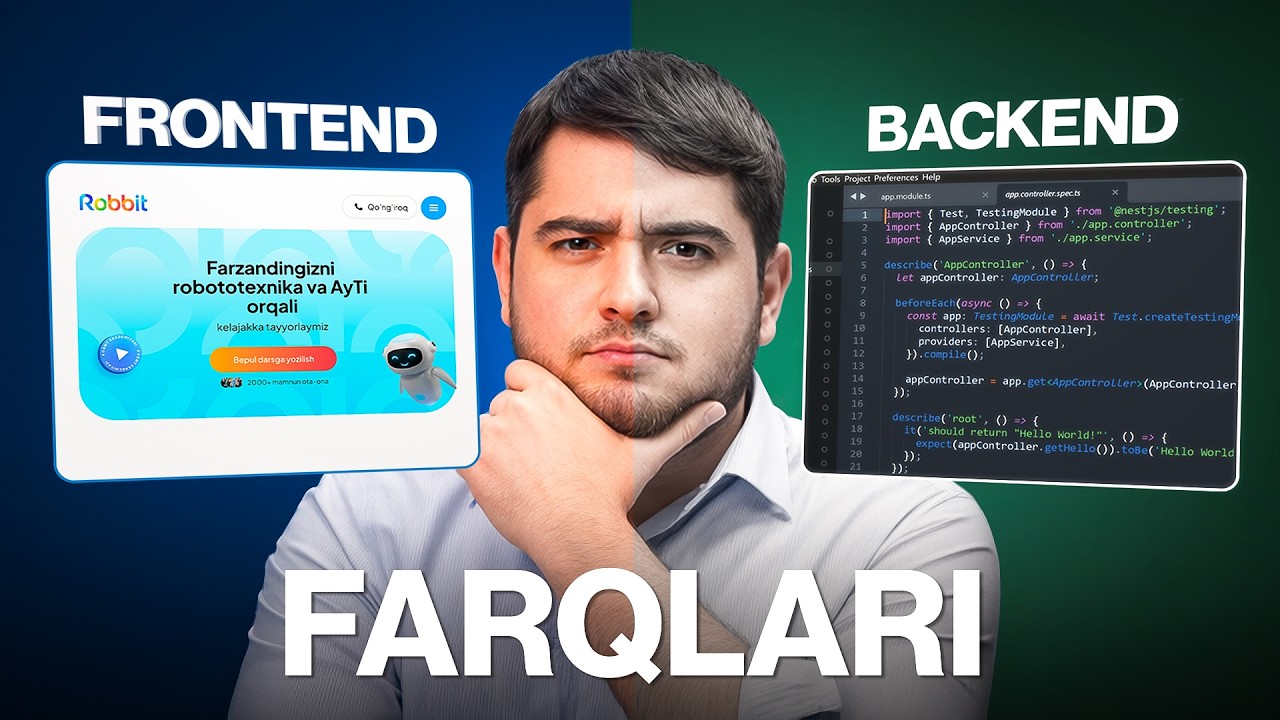Frontend nima? Backend nima?