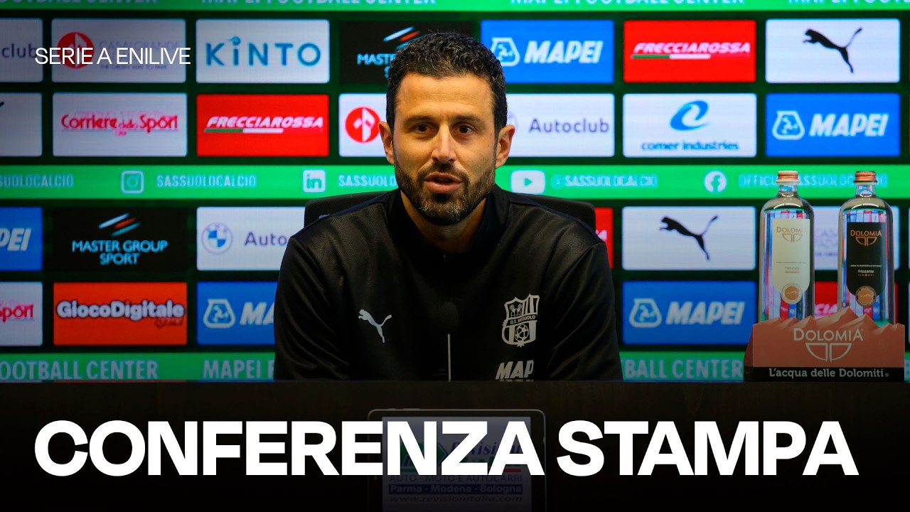 La conferenza stampa di Mister Fabio Grosso prima di Sassuolo-Hellas Verona