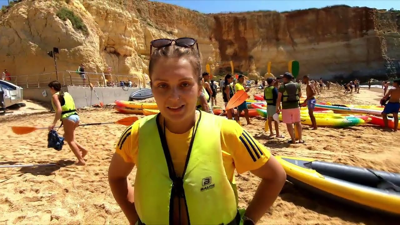 Kajakiem po oceanie | Portugalia, Algarve, Benagil