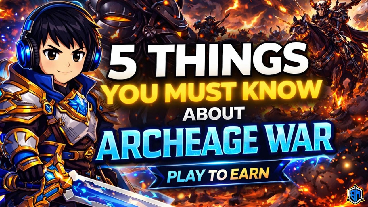 ARCHEAGE WAR: THINGS YOU MUST KNOW BEFORE PLAYING THIS GAME. MUST WATCH