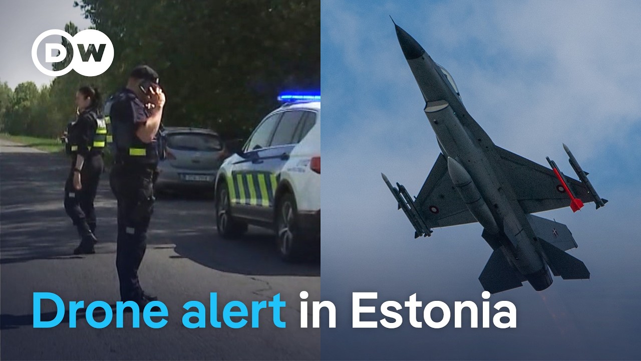 NATO jet shoots down Ukrainian drone over Estonia | DW News