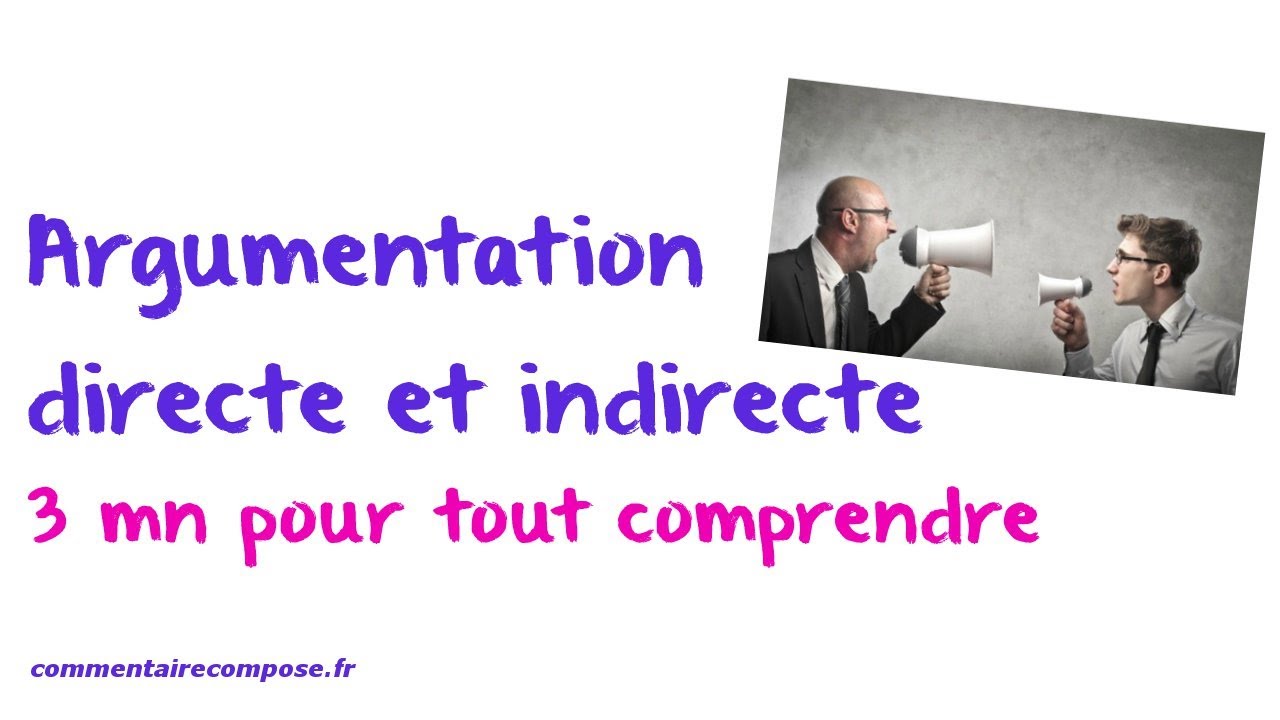 argumentation directe et indirecte