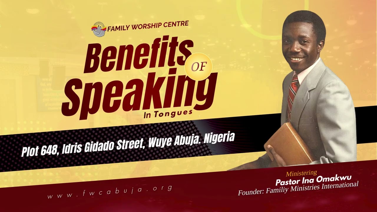 Benefits of Speaking in Tongues I Pst.Ina Omakwu