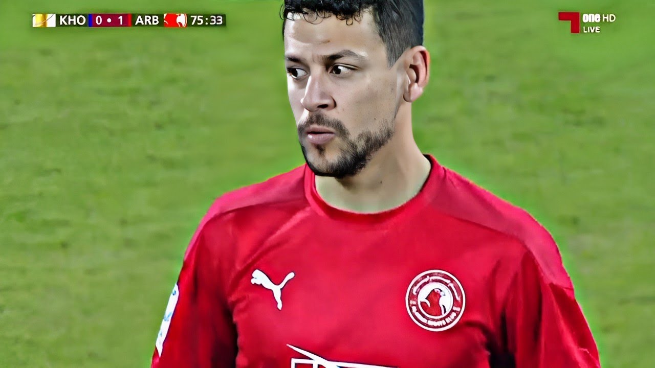 شاهد أداء يوسف المساكني اليوم ضدالخور القطري | النمس قدم مباراة رائعة لكن الحظ يعانده على التسجيل 🔥