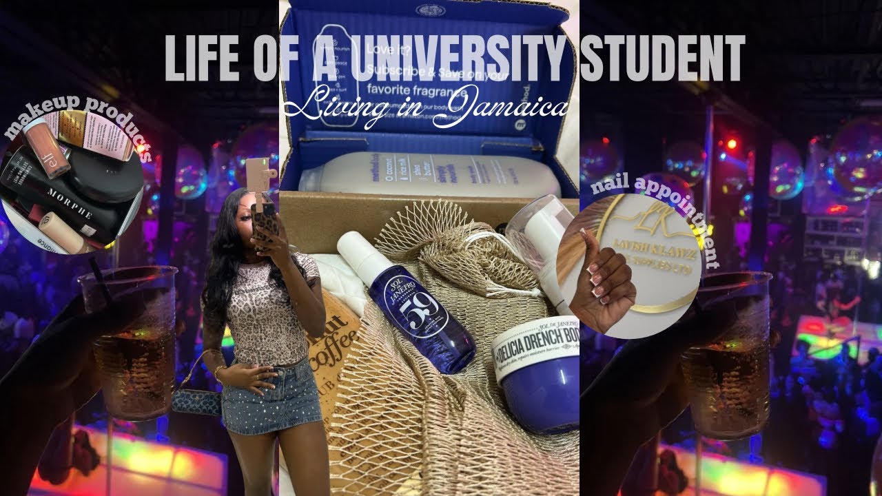 LIFE OF A UNIVERSITY STUDENT | GROCERY RUN + UNBOXING + NAIL APPOINTMENT + GNO | ALCINA ELLIOTT 