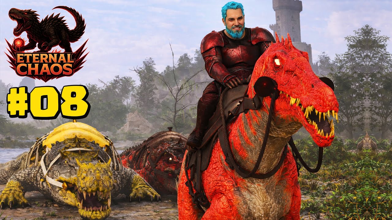 CRIEI UM EXÉRCITO DE DINOS NO PÂNTANO - ARK ETERNAL CHAOS - #08