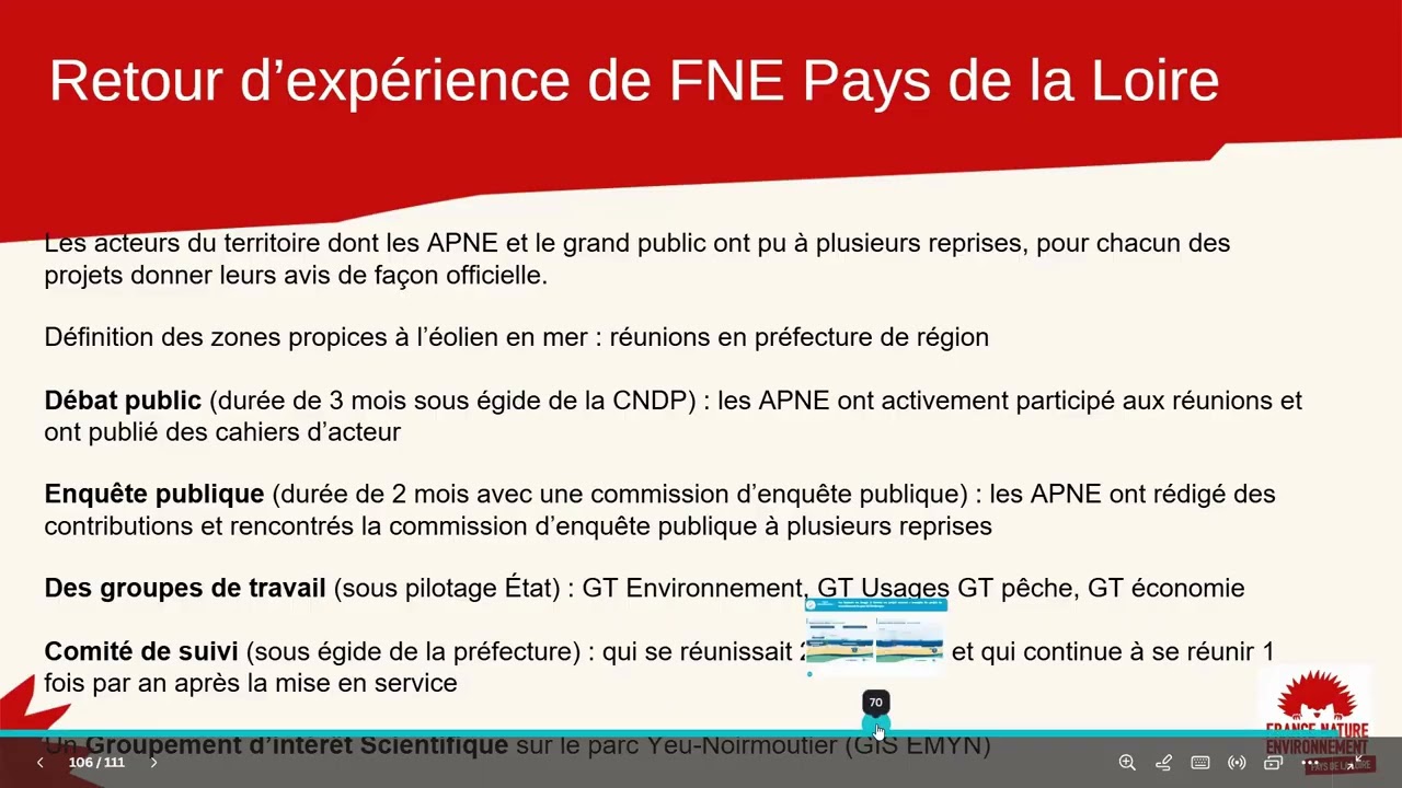 Webinaire Eolien en mer   Partie 7 RETEX FNE Pays de la Loire   6 février 2026   FNE HdF