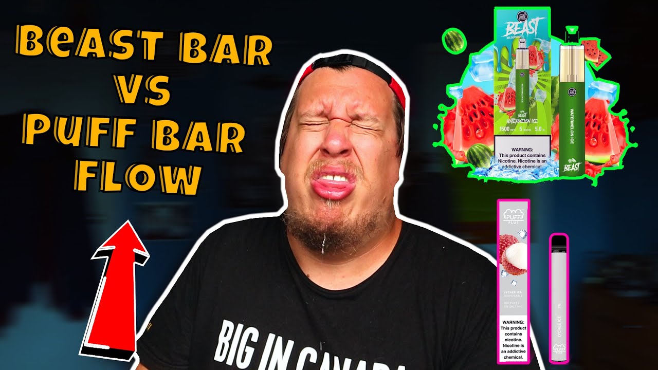 Puff Labs Beast Bar Disposable vs Puff Bar Flow Review