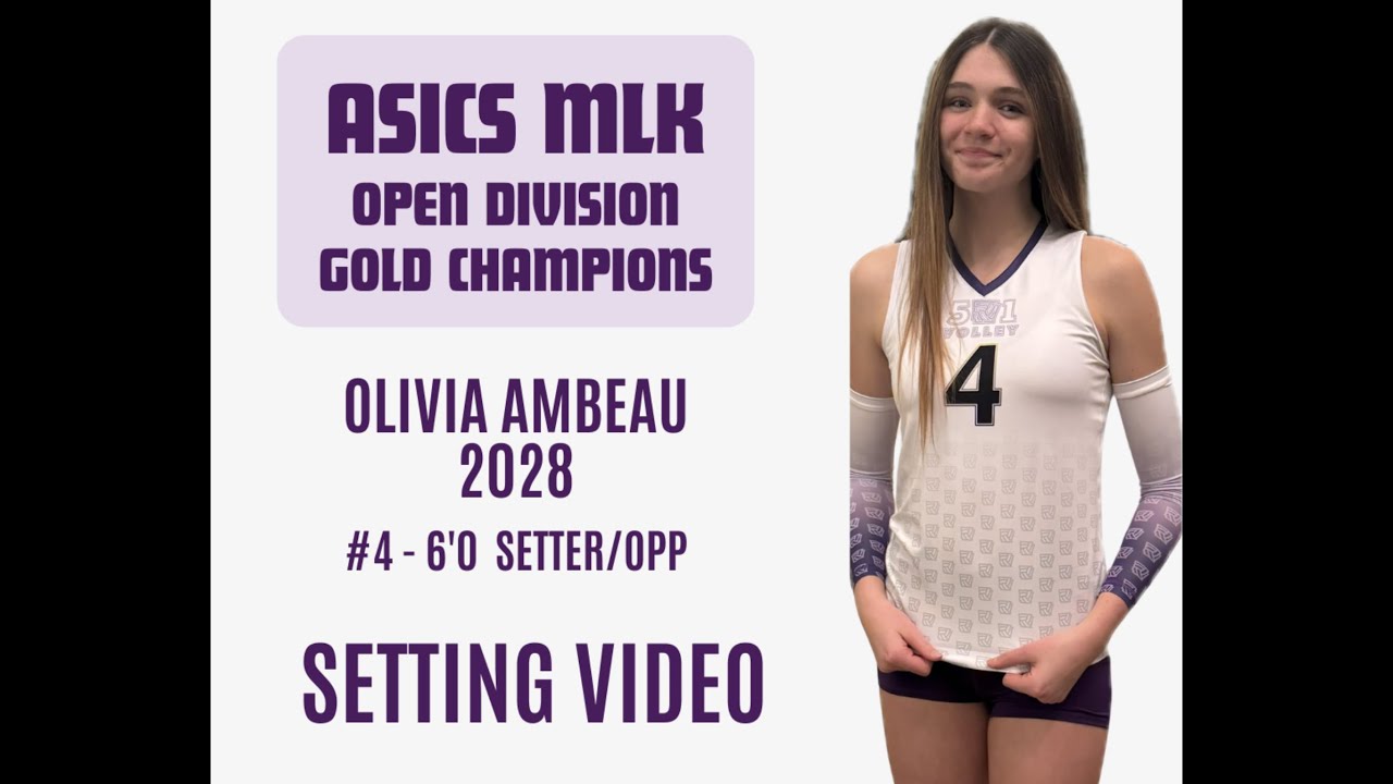 Olivia Ambeau ASICS MLK 2026 Setting