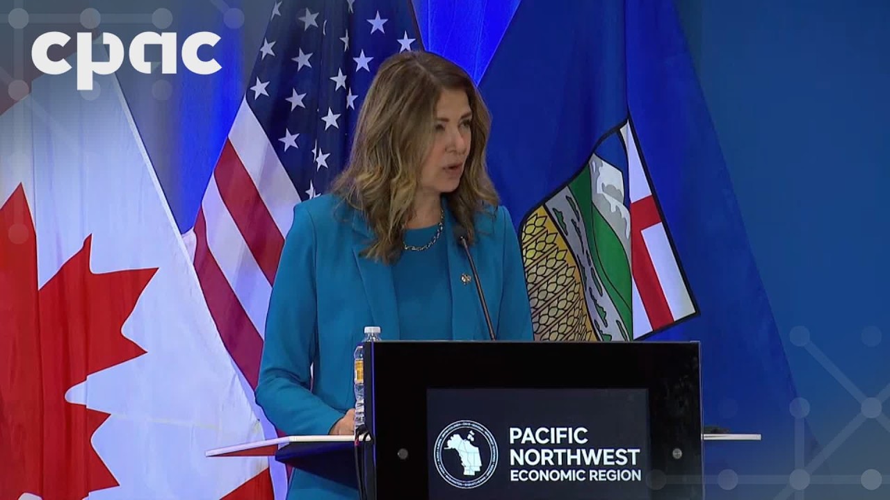 Premier Danielle Smith discusses Alberta-U.S. relations at conference in Edmonton &ndash; July 20, 2026