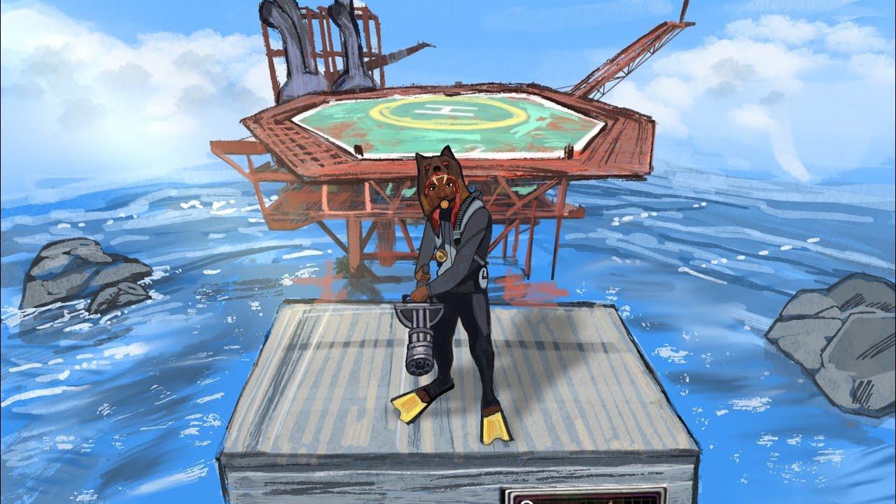 Como SOBREVIVI SOLO no OCEANO do RUST