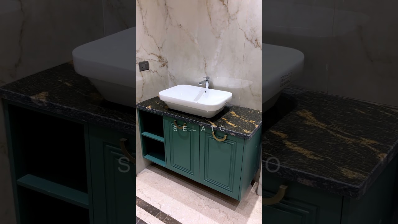 Latest Modular Vanity #vanity #vanitydesign #bathroomvanity #vanityunit