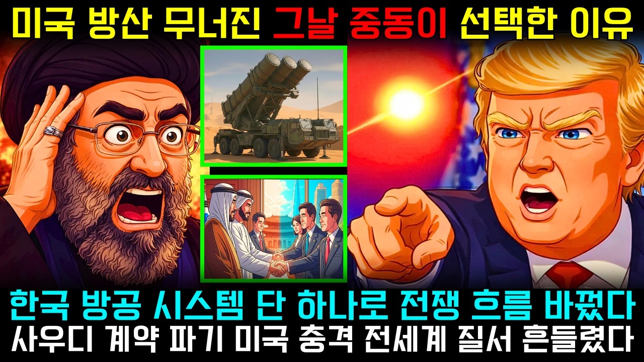 사우디 40조 계약 파기… 미국 방산 붕괴 시작된 순간