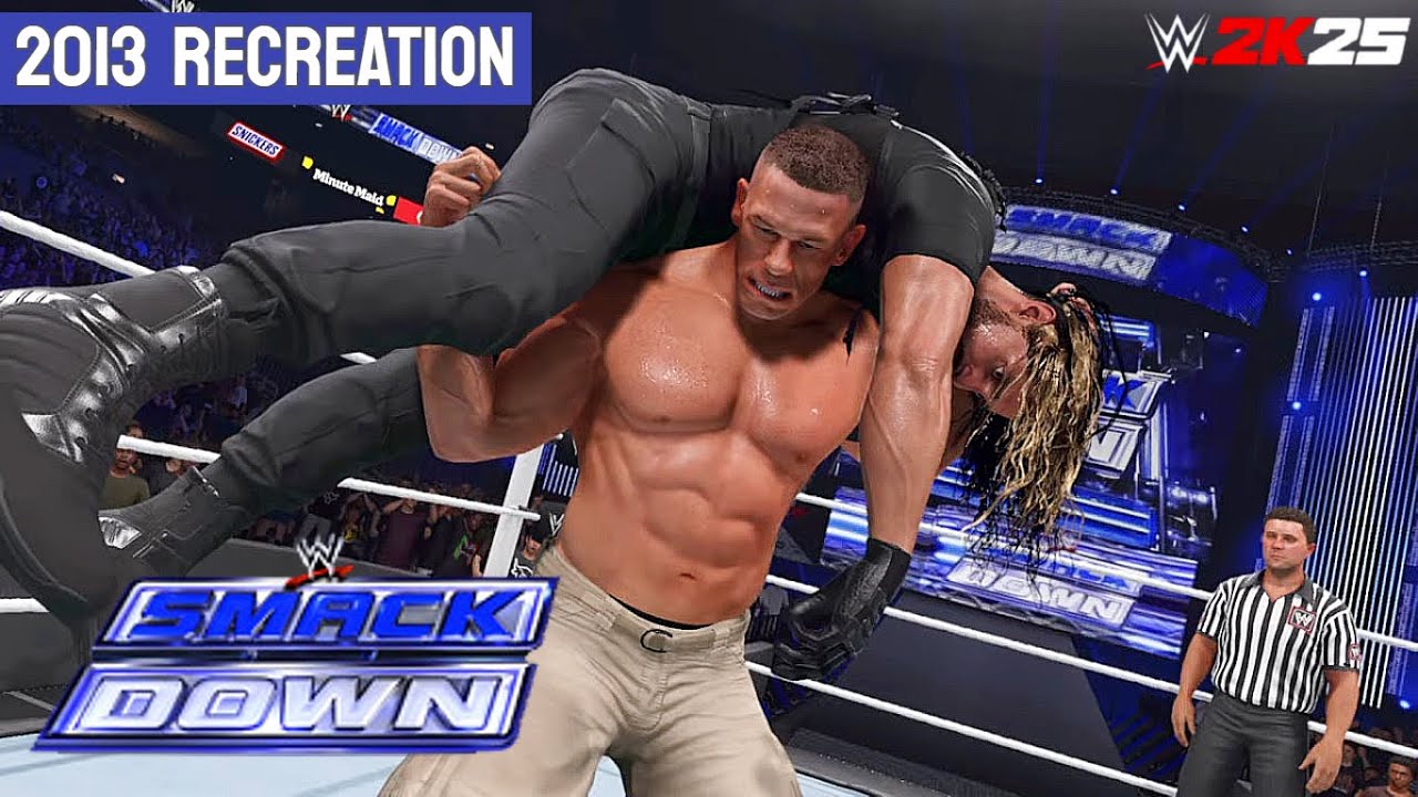 WWE 2K25 SIMULATION: John Cena vs Seth Rollins | SmackDown 27/12/13 Highlights