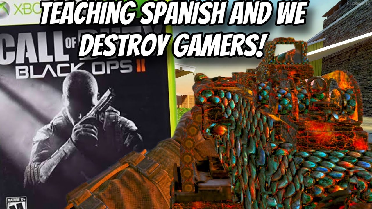 Black Ops 2 on Xbox 360 But I Teach You Spanish In Game COD BO2 2024