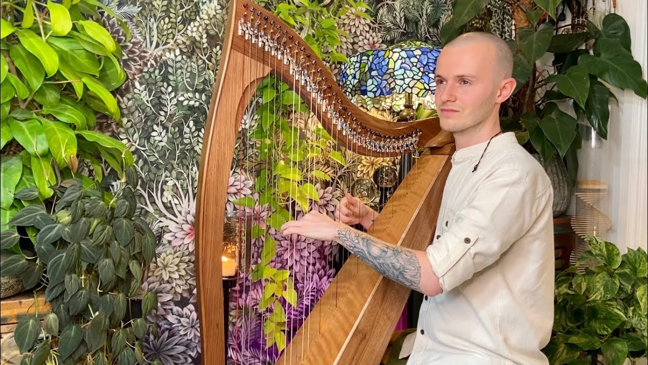 Dream Celtic Harp Meditation - Peaceful & Relaxing Ambient Music - Natural Stress Relief & Sleep Aid