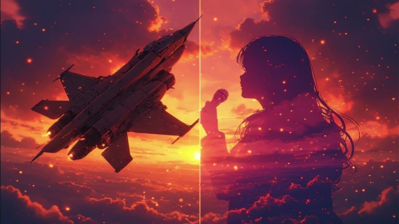 (SYNTHWAVE POP BEAT) - MACROSS - [My Boyfriend Is a Pilot Remix] - Anime Instrumental
