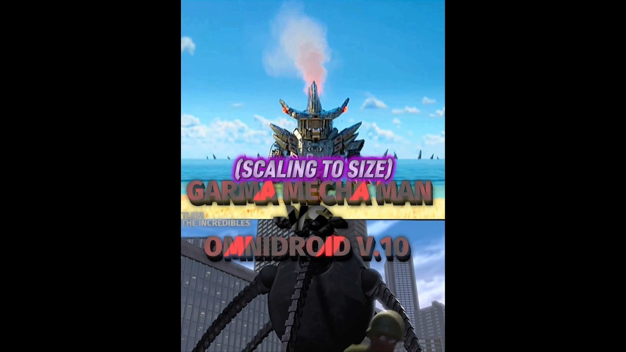 Garma Mecha Man vs Omnidroid V.10 #thelegoninjagomovie #theincredibles #vsedit #wisedit