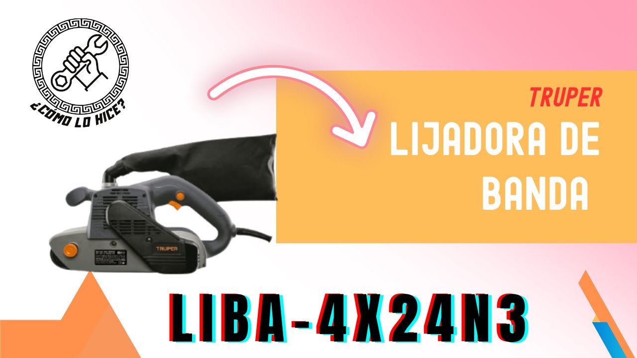 Lijadora de Banda - TRUPER Industrial