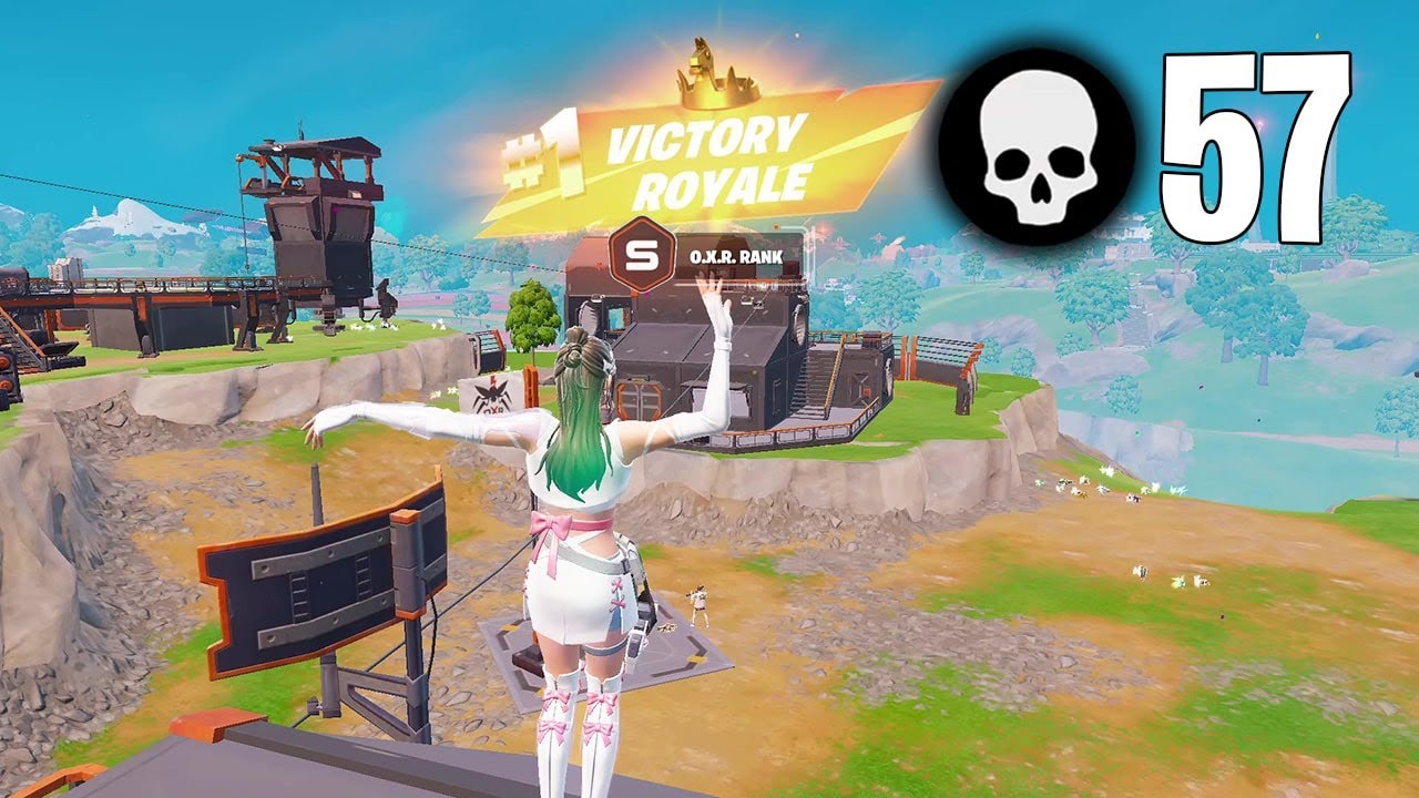 57 Elimination Solo vs Squads (Fortnite Chapter 6 Season 4 Full Game Wins Ps4 Controller Gameplay)