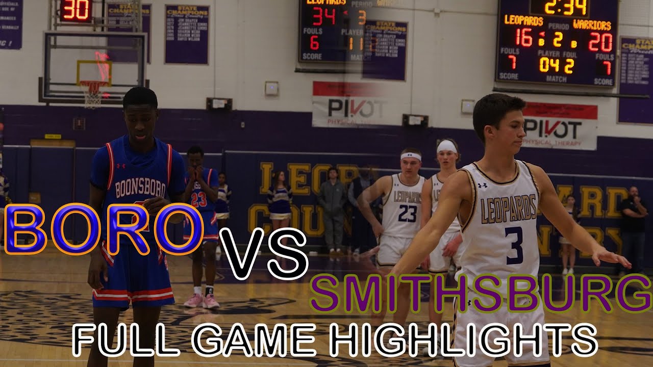 Boonsboro vs Smithsburg Ends In A Thriller | Full Game Highlights