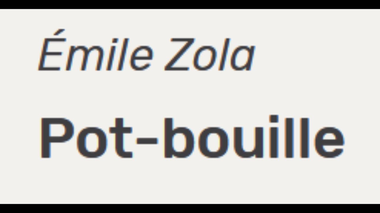 8. Pot Bouille, Emile Zola, livre audio, partie 8