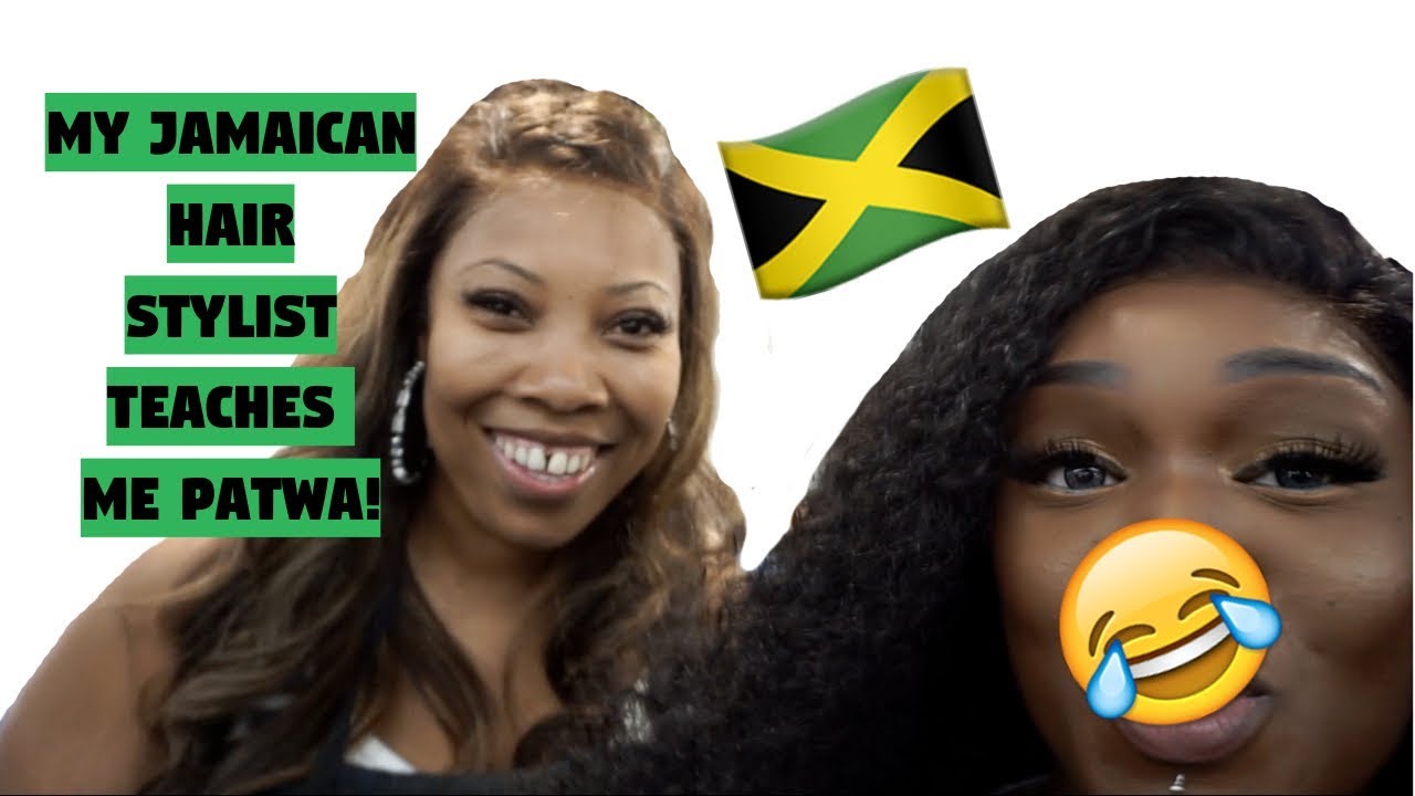 MY JAMAICAN HAIR STYLIST TEACHES ME PATWA | FT BEAUTY FOREVER  HAIR ALIEXPRESS