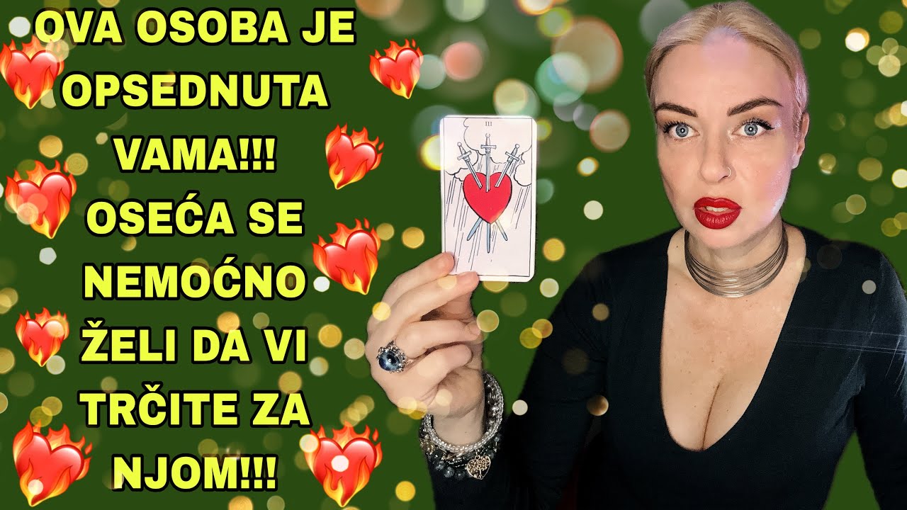 OVA OSOBA SE OSEĆA NEMOĆNO JER VI NE TRČITE ZA NJOM!! 