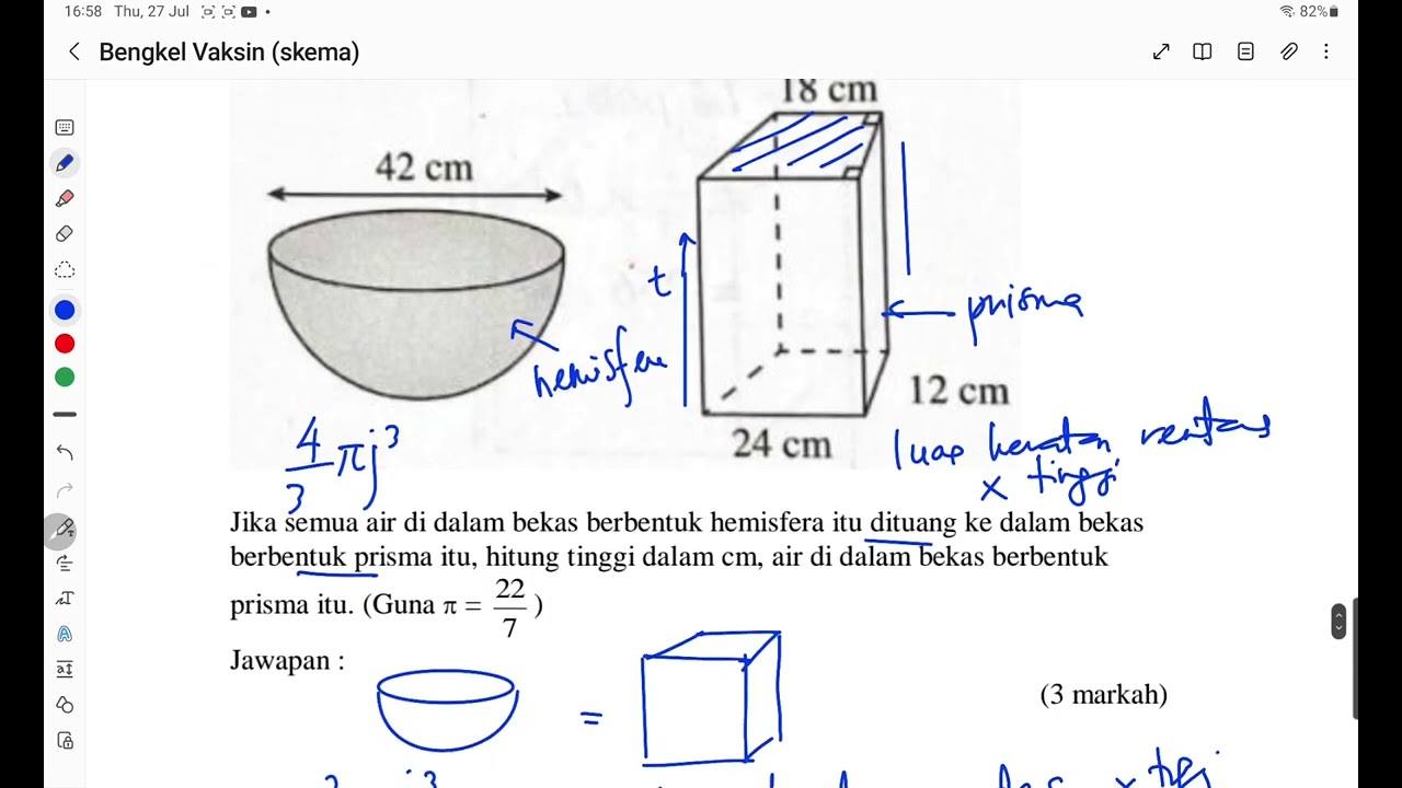 Ting 2 : Pepejal Geometri 3Dimensi (isipadu)