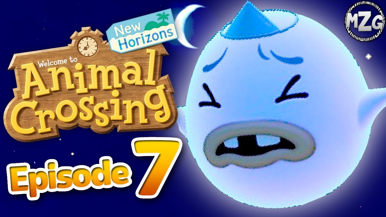 Animal Crossing: New Horizons Gameplay Walkthrough Part 7 - Meeting Wisp! Night Time Fun!