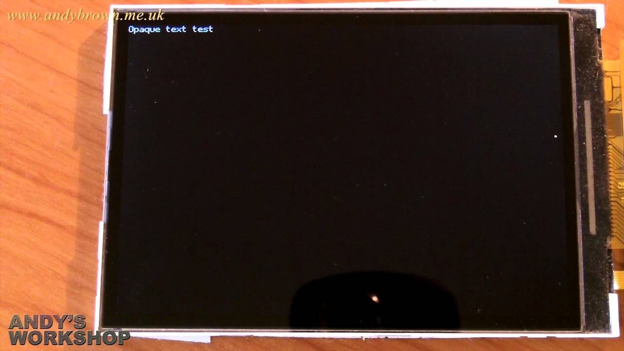 ILI9481 HVGA display on STM32F4 Discovery Board