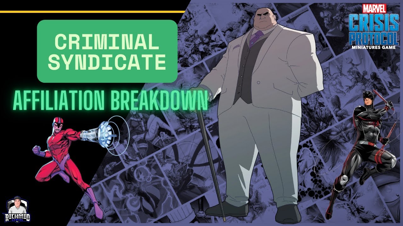 Marvel Crisis Protocol: Criminal Syndicate Affiliation Breakdown in under 56 minutes
