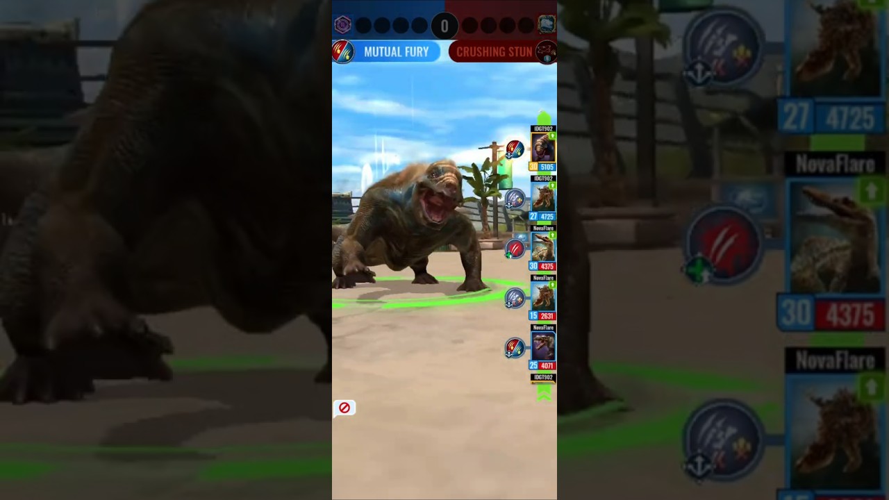 Entelochops Brawl FURY! | Jurassic World Alive 4v4 PvP