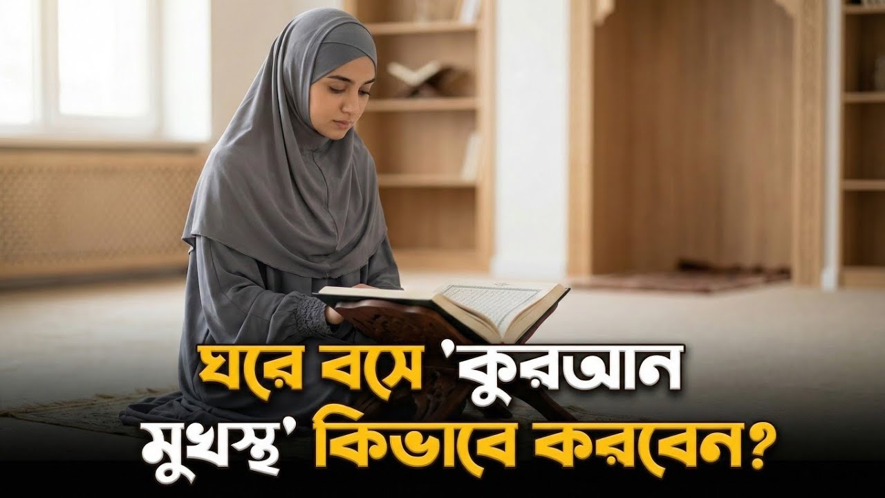 ঘরে বসে কুরআন মুখস্ত করার সহজ কৌশল | 9 Golden Tips to Memorize Quran at Home Easily