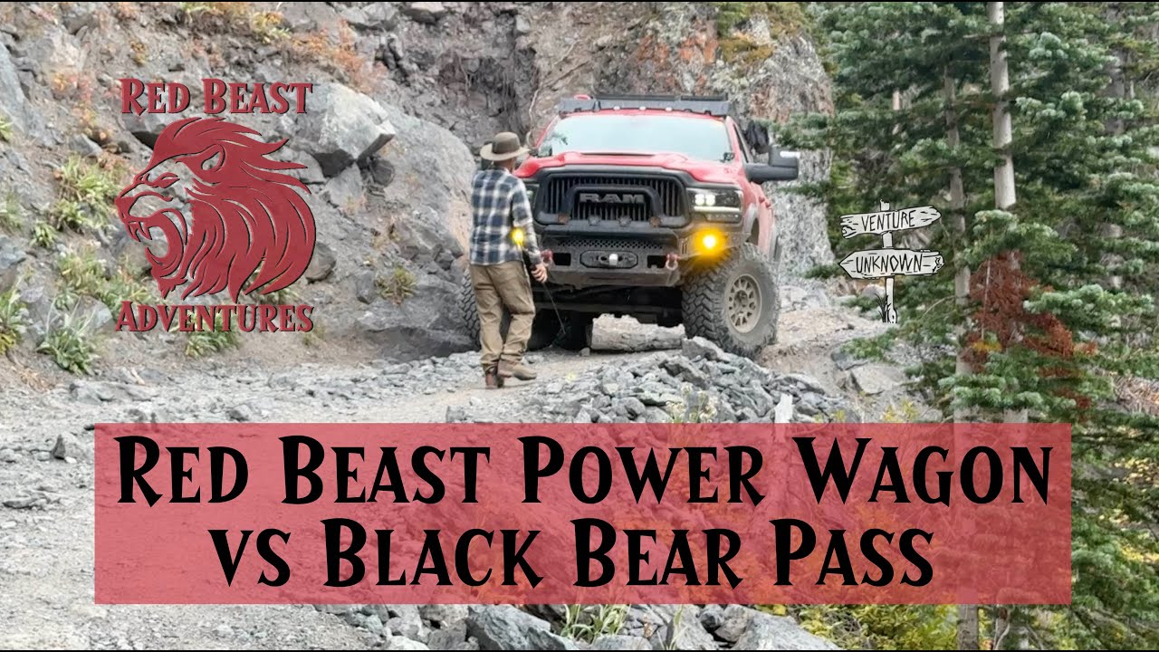 Полноразмерный Power Wagon против Black Bear Pass