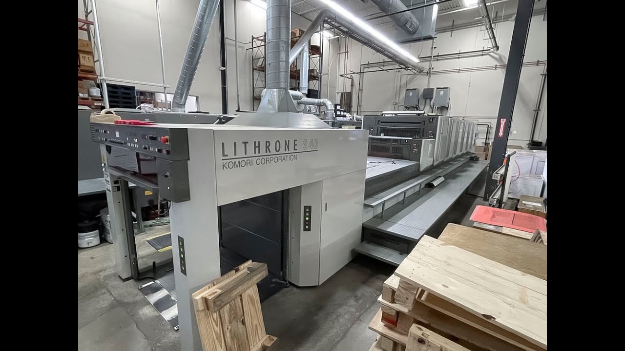 2009 Komori LS640+CX UV/IR Hybrid press available with Trinity Printing Machinery USA