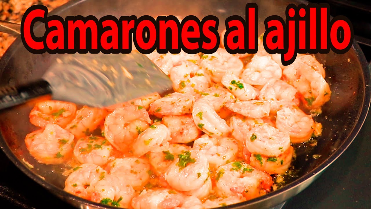 Camarones al Ajillo (Garlic Shrimp), estilo cubano