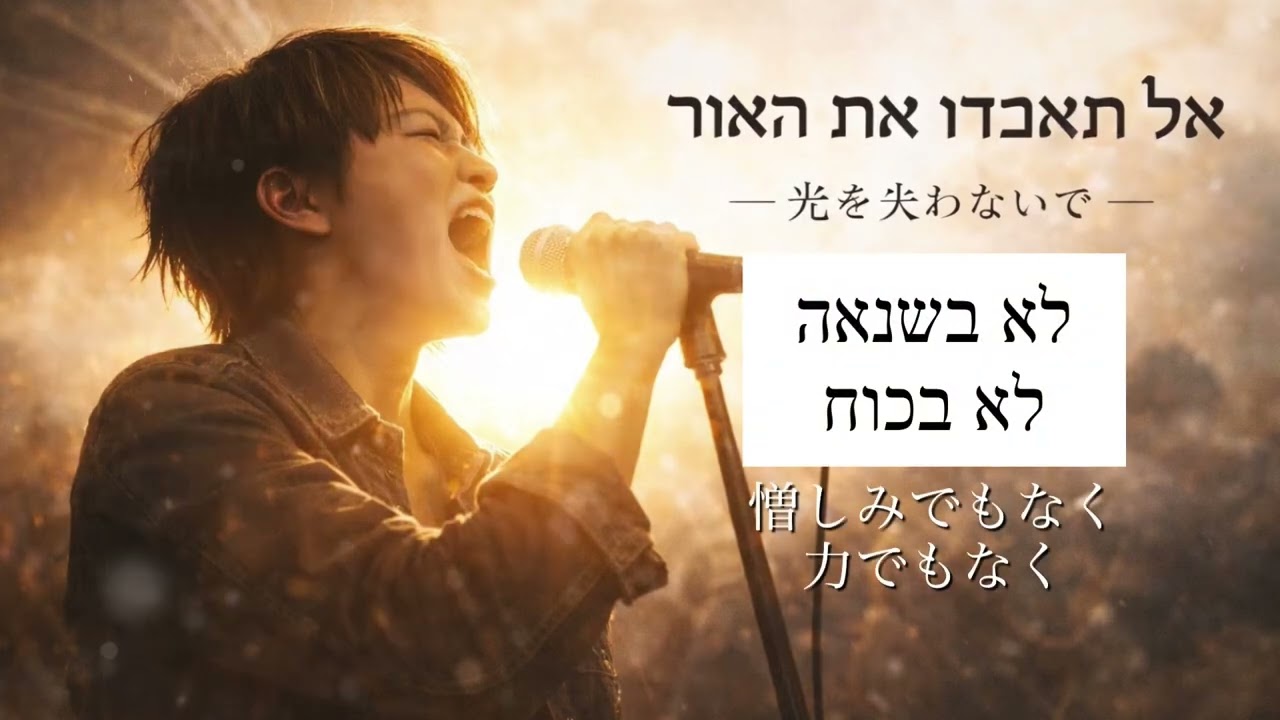 אל תאבדו את האור光を失わ#応援歌 ないで